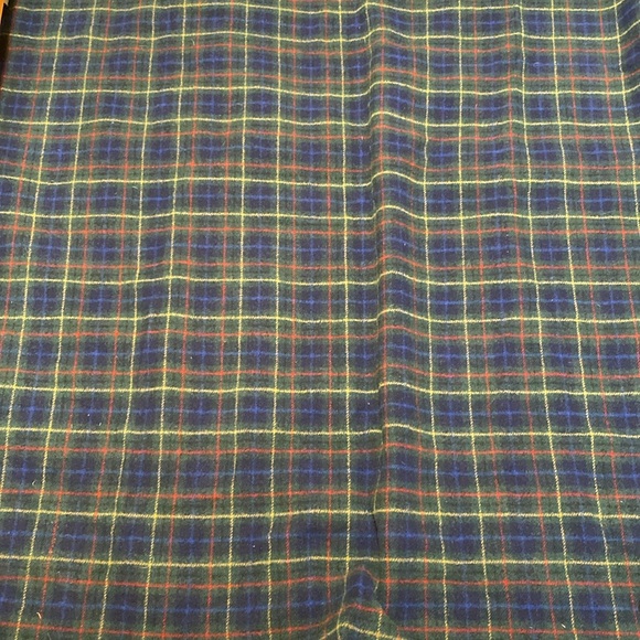 Pendleton Pure Wool Roll Up Blanket Checked Plaid Green - Picture 11 of 12